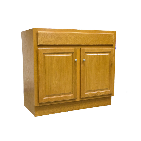 Bathroom Vanity Regal Oak, 36" x 18" 2 Doors | Heeby's ...