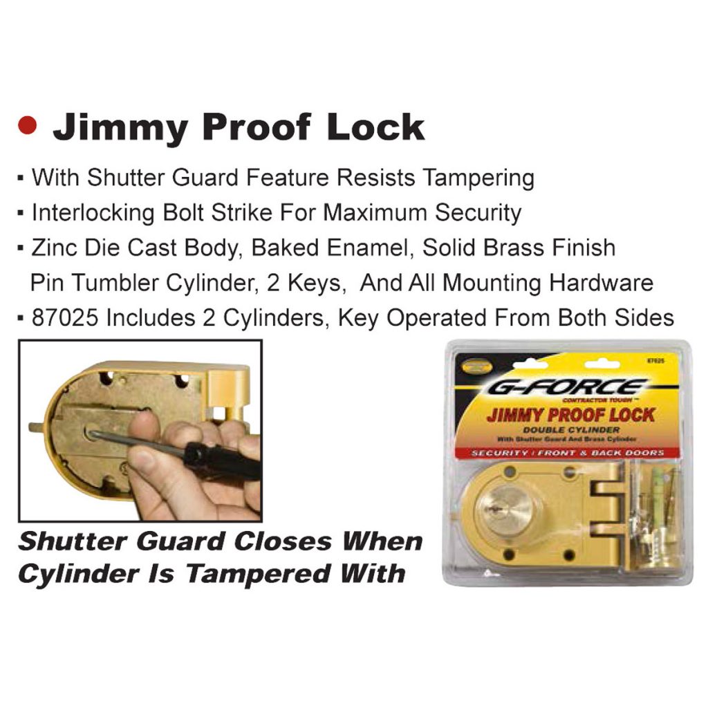 GForce Jimmy Proof Lock Heeby's Surplus Inc.