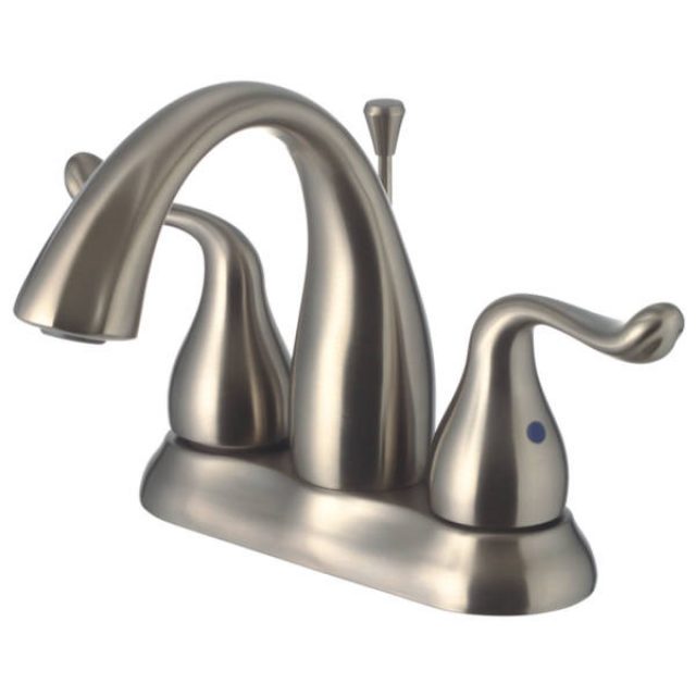 Aqua Plumb Single Handle Bathroom Faucet Satin Nickel | Heeby's Surplus ...