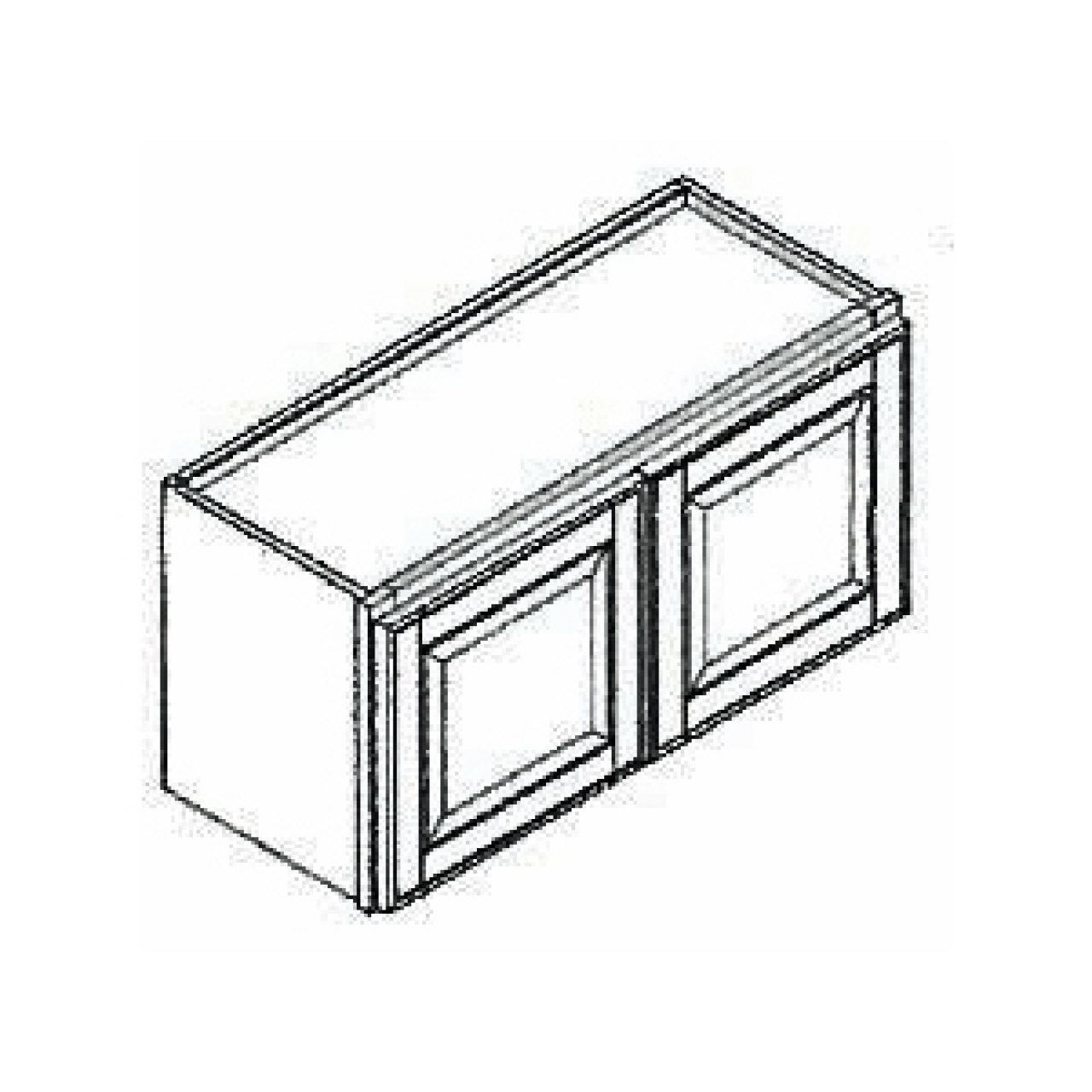 30" x 15", Pacific Gray Kitchen Wall Cabinet | Heeby's Surplus Inc.