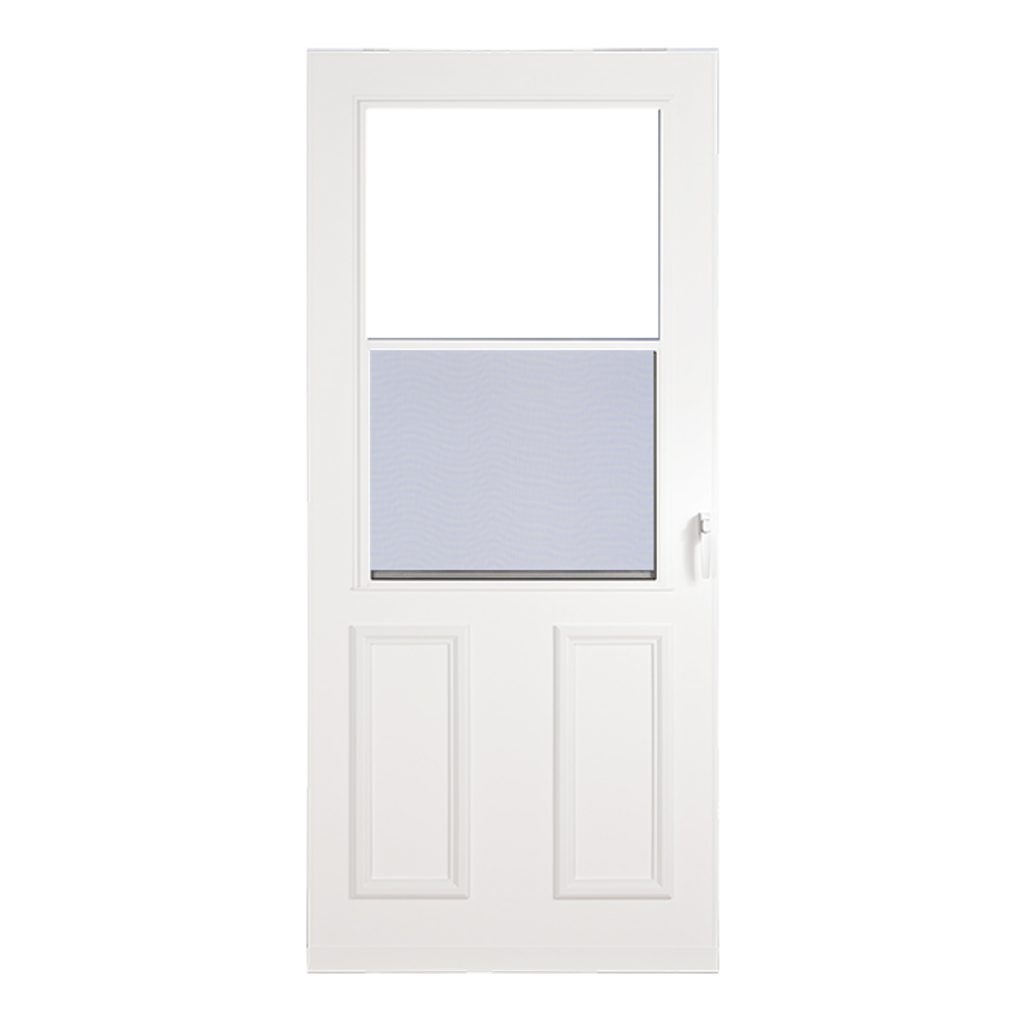 36" Half Glass With Screen Traditional Value Door Heeby's Surplus Inc.