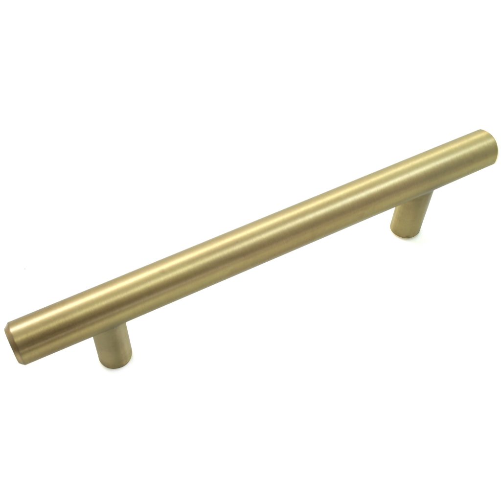 4" Satin Brass TBar Pull Heeby's Surplus Inc.