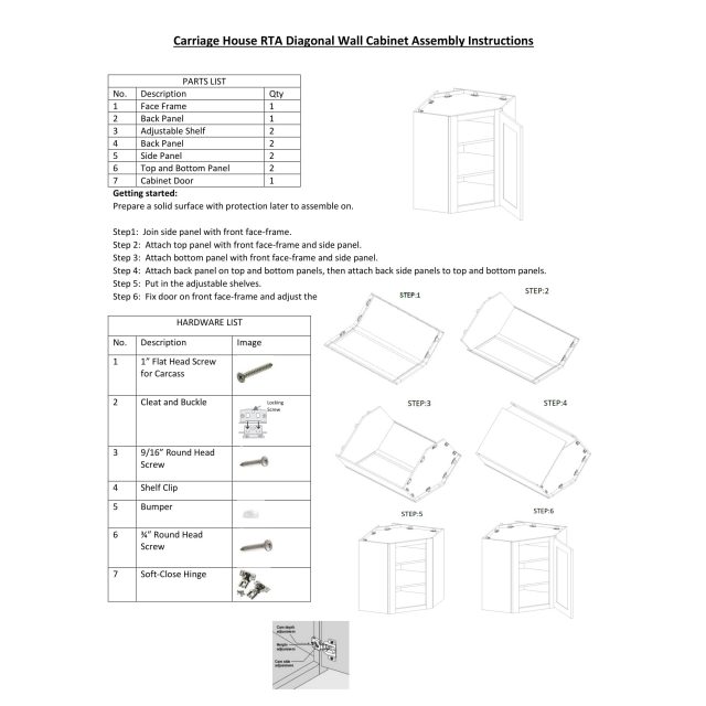 Kitchen Assembly Instructions Archives | Heeby's Surplus Inc.