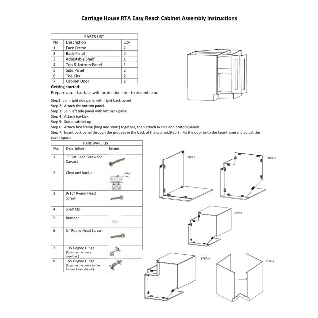 GHI Wall Instructions Heeby's Surplus Inc.