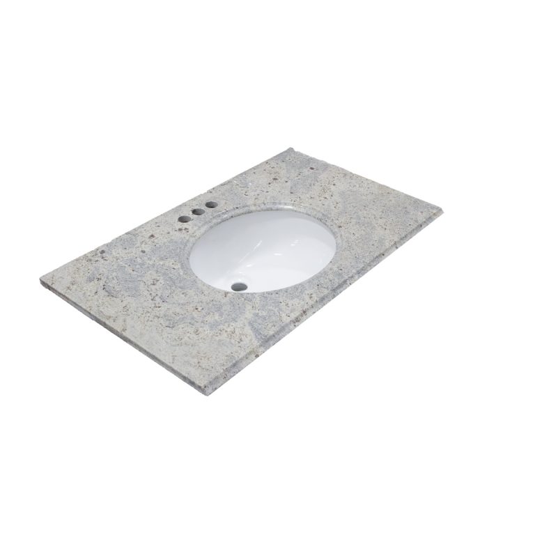 31" x 22" Kashmir White Granite Vanity Top Heeby's Surplus Inc.