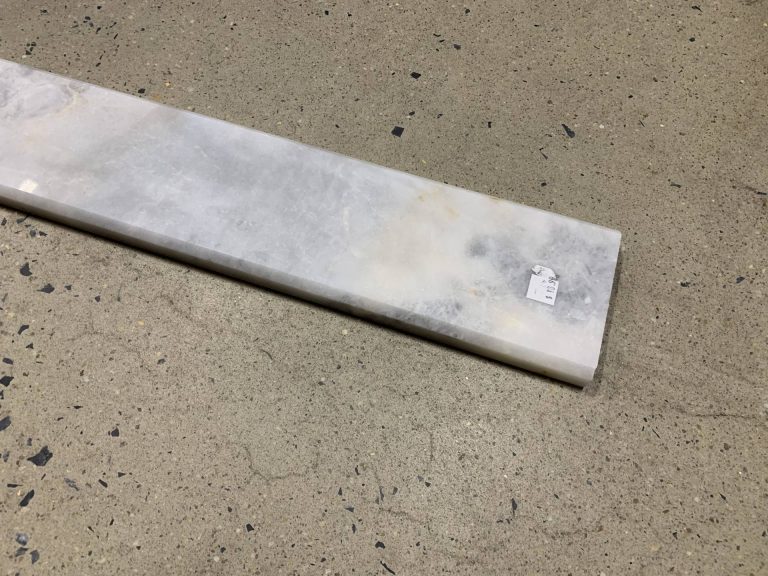 6" x 72" Carrara Marble Threshold Heeby's Surplus Inc.