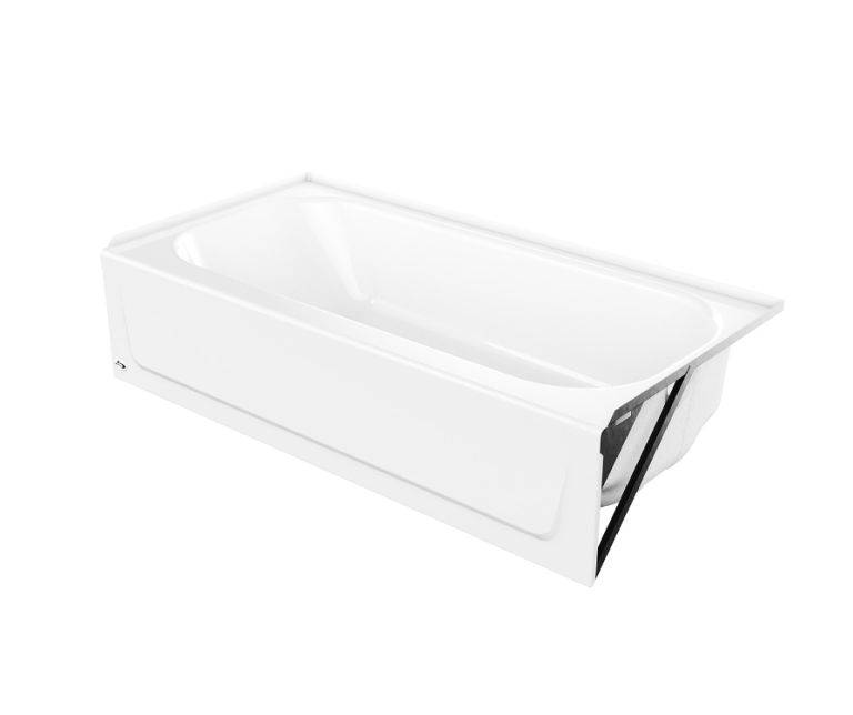 60" Bootzcast Porcelain Bathtub (Right Drain) Heeby's Surplus Inc.