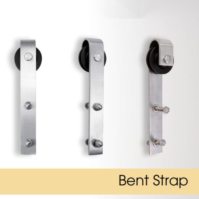 Decorative Interior Barn Door Hardware Stainless Steel Heeby's