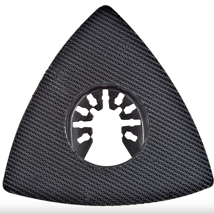 5" Round Carpet Upholstery Brush With Hook-N-Loop Backing (1" Bristles, Black) - 5 Pack