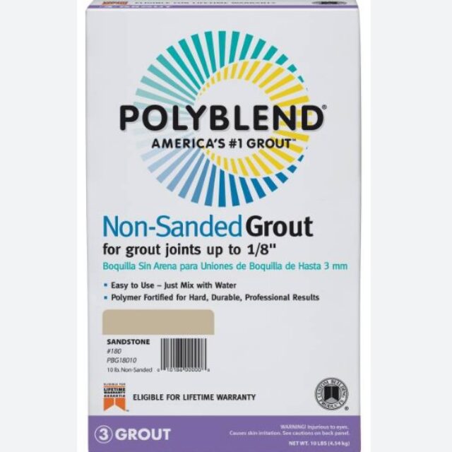 Non-Sanded Grout